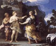 GIORDANO, Luca Venus Punishing Psyche with a Task  dfh oil on canvas